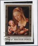 Stamps Hungary -  Madona y Niño