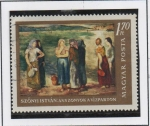 Stamps Hungary -  Mujeres en la orilla del rio