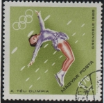 Stamps Hungary -  Patinaje artistico