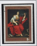 Stamps Hungary -  Clio por Pierre Mignard