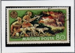 Stamps Hungary -  Deer Hunt