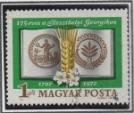 Stamps Hungary -  Emblema Georgikon Grain Potato