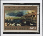 Stamps Hungary -  Tormenta sobre Hortobagy Puszta