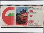 Stamps Hungary -  Ferrocarril