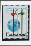 Stamps Hungary -  Campeonato Mundial d' esgrima, Budapest