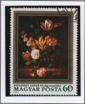 Stamps Hungary -  Flores por pintores Hungaros, Jakad Bogdany