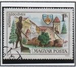 Stamps Hungary -  Miklos Jurisics Estatua, Koszeg