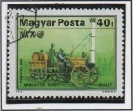 Stamps Hungary -  Desarrollo Ferroviario, Rocket d' Stephenson 1829