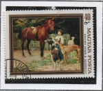 Stamps Hungary -  Muchacho con Caballos