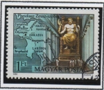 Stamps Hungary -  Siete maravillas d' Mundo: Zeus