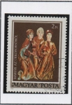 Stamps Hungary -  Las tres Marias