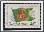 Stamps Hungary -  Bandera Ferenc Rakoczi Ii 1716