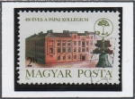 Stamps Hungary -  colegio Calvinista Papal 450 Anv.