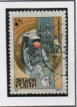 Stamps Hungary -  25º años d' viaje espacial: Neil Armstrong, 