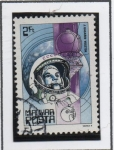 Stamps Hungary -  25º años d' viaje espacial: A.A. Leonov, 