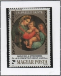 Stamps Hungary -  madona y niño