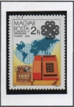 Stamps Hungary -  año mundial d' l' Comunicaciones, TMM-81 Servicio Telefonico