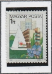 Stamps Hungary -  Balneario y Spas: Zanka, lago Balaton