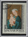 Stamps Hungary -  Madona y niño