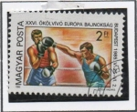 Sellos de Europa - Hungr�a -  Campeonato d' Boxeo, Budapest