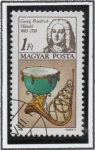 Stamps Hungary -  Frederic Handel(1685-1759)