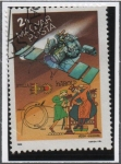 Stamps Hungary -  Cometa Halley: 