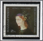 Stamps Hungary -  Dia d' Sello. Pinturas por Endre Szasz