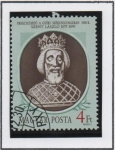 Stamps Hungary -  San Ladislao, 1077-1095