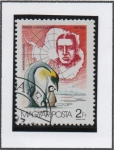 Stamps Hungary -  Ernesto H. shackleton ( 1874-1922)