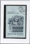 Stamps Hungary -  Dia d' Sello,Flores y Delfines