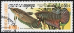 Sellos de Asia - Camboya -  Peces