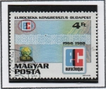 Stamps Hungary -  Congreso Eurocheck Budapest