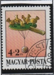 Stamps Hungary -  Juguetes Antiguos: Picotear pollos