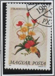 Stamps Hungary -  arreglos d' Flores