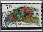 Stamps Hungary -  31, Campeonato d' Mundo d' Pentation Moderno