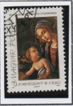 Stamps Hungary -  Madona y niño