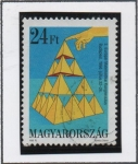 Stamps Hungary -  Congreso d' Matematicos