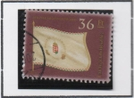 Stamps Hungary -  Bandera