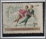 Stamps Hungary -  exhibicion d' Patinaje