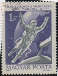 Stamps Hungary -  Astronauta