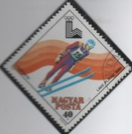 Stamps Hungary -  Salto d' Esqui