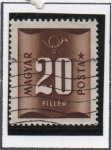 Stamps Hungary -  cifras