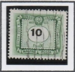 Stamps Hungary -  cifras