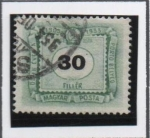 Stamps Hungary -  cifras