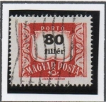 Stamps Hungary -  cifras