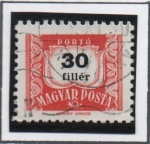 Stamps Hungary -  cifras