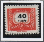 Stamps Hungary -  cifras