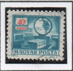 Stamps Hungary -  Escaleras en P.O. autoservicio