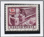 Stamps Hungary -  Maquina automatica d' clasificacion