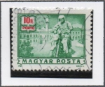 Sellos de Europa - Hungr�a -  Motocicle riding Postman